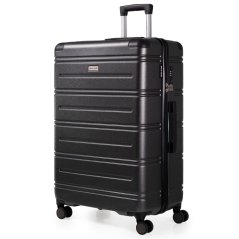 Pierre Cardin Lyon Hard Shell Suitcase Travel luggage Dark Grey