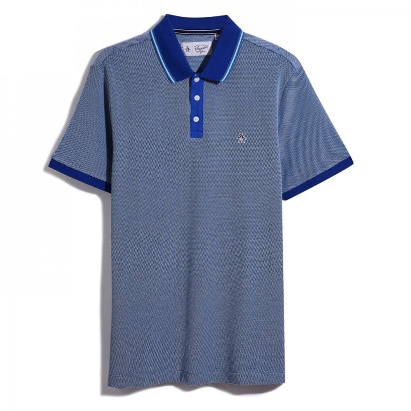 Original Penguin Original Penguin Jacquard Polo Shirt Mens Limoges 498