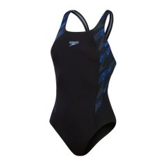Speedo Women's One Piece Swimsuit Black/Blue