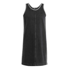 adidas Women's Denim Mini Dress True Black De