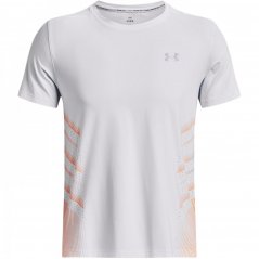 Under Armour Launch Elite Graphic T-Shirt. Mens White/Orange
