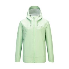 Karrimor Women's Helium Windproof DWR Full Zip Waterproof Jacket Green