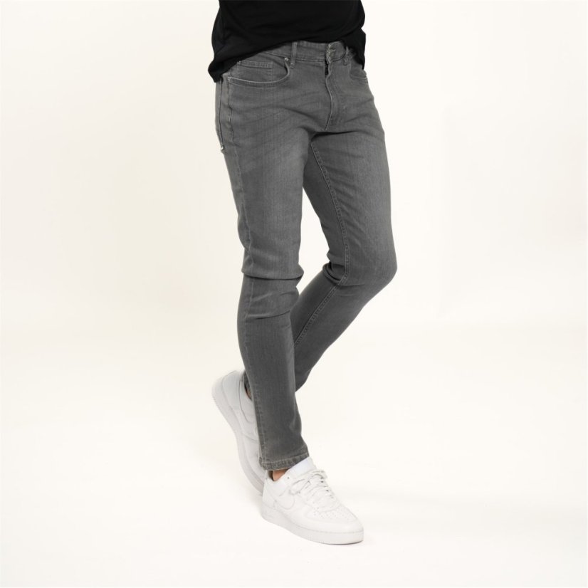 Firetrap Firetrap Skinny Jeans Mens Charcoal