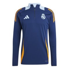 adidas Real Madrid Training Drill Top 2024 2025 Adults Navy/Orange