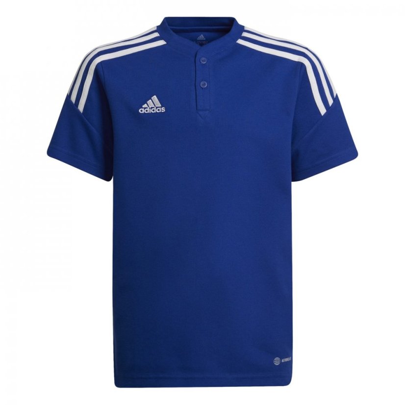 adidas Condivo 22 Polo Shirt Juniors TM Royal Blue