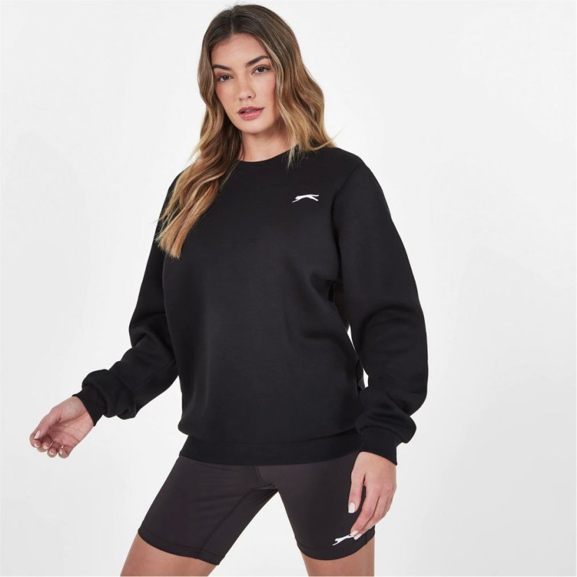 Slazenger Crew Sweatshirt Womens Black