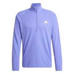 adidas Adizero Running Quarter-Zip Long Sleeve Top Mens SECOBL