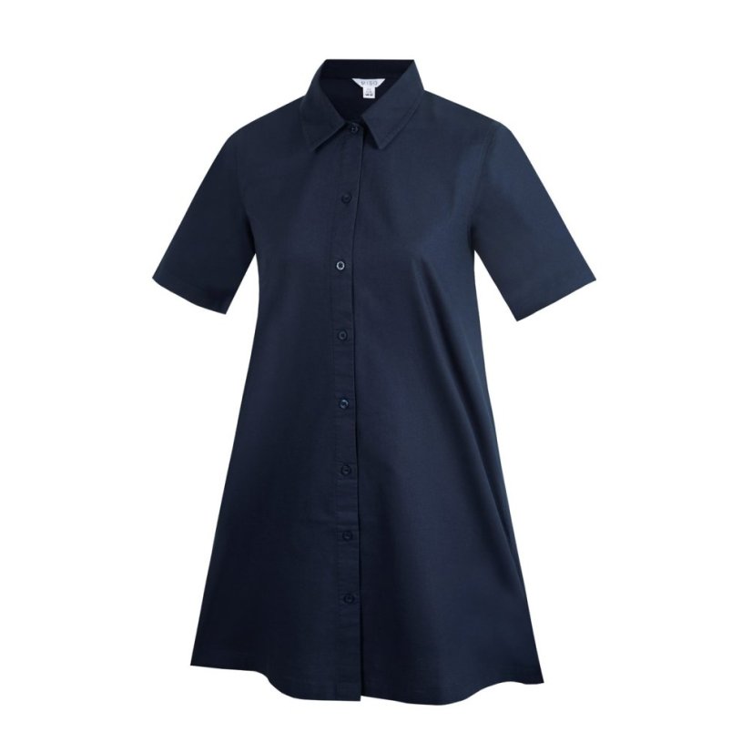 Miso Women's Oxford Day Shirt Dress Navy