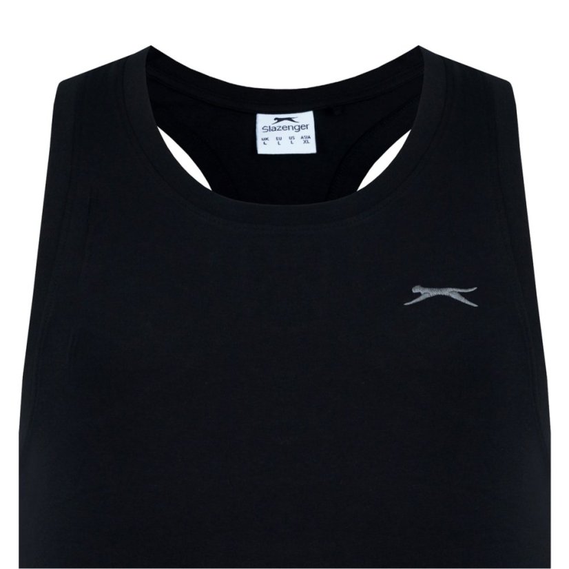 Slazenger Muscle Vest Mens Black