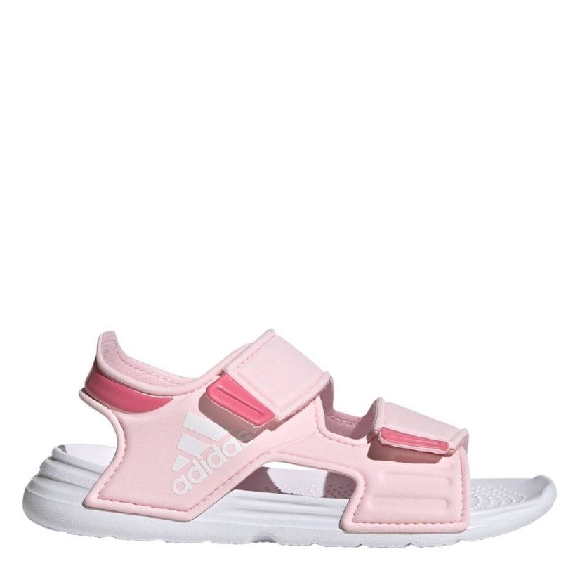 adidas Altaswim Sandals Kids Sliders Girls Pink/White