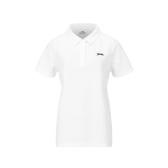 Slazenger Pique Polo Womens White