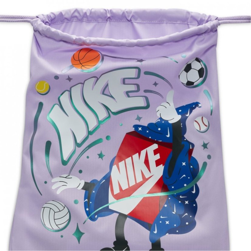 Nike Kids' Drawstring Bag (12L) Lilac Bloom