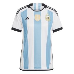 adidas Argentina 3 Star Home Shirt 2022 Womens White/Blue