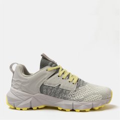 Donnay Knit Runner Junior Light Grey/Yllw