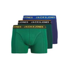 Jack and Jones Car 3-Pack Boxer Trunk Mens Blue Depths