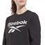 Reebok Fleece Crew Sweater Womens Black