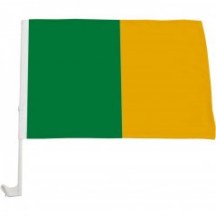 Official Car Flag Green/Gold