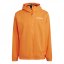 adidas Mens MT Waterproof Jacket Impact Orange