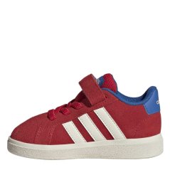 adidas Kids' Grand Court Trainers Pure Ruby/Core