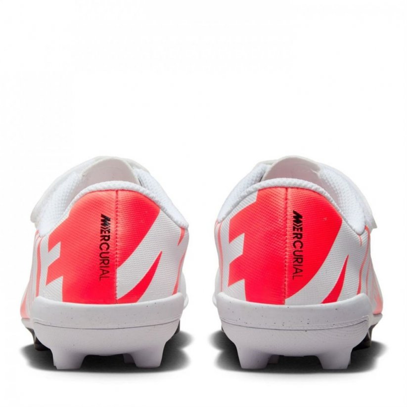 Nike Mercurial Vapor Club Childrens Firm Ground Football Boots Crimson/White