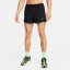 Nike Fast Men's Dri-FIT 3 Brief-Lined Running Shorts Black/Silver