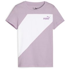 Puma Power Tee G T-Shirt Girls Grape Mist