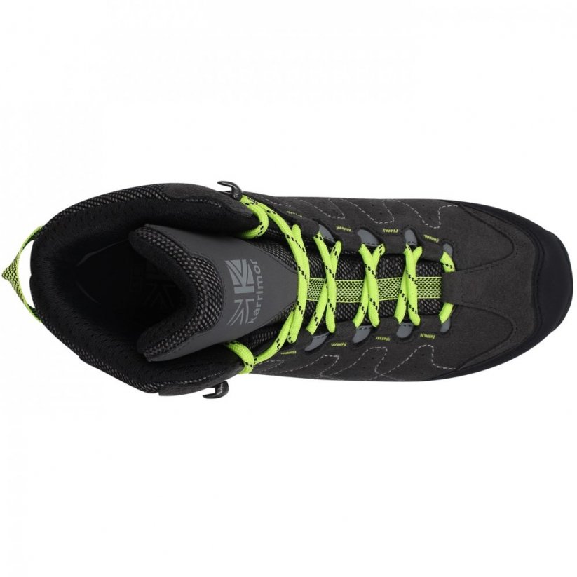 Karrimor Hot Rock Juniors Walking Boots Charcoal/Green