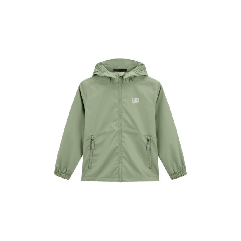 Karrimor Kids Sierra Hooded Waterproof Jacket Khaki