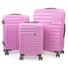Pierre Cardin Soleil 30-inch Hard Shell Luggage Large Suitcase Fondant Pink