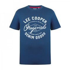 Lee Cooper Cooper pánské tričko Vintage Blue