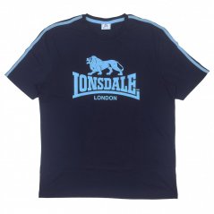 Lonsdale Large Logo T Shirt Mens Navy/Blue