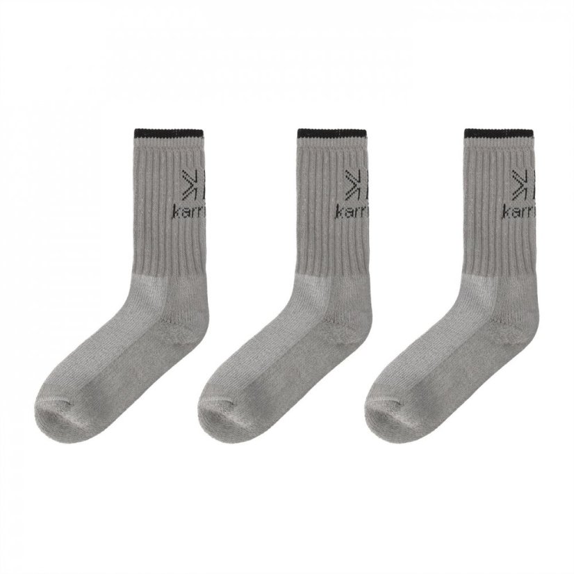 Karrimor Heavyweight Boot Sock 3 Pack Junior Grey