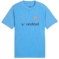 Puma Olympique de Marseille Training Shirt 2024 2025 Juniors Blue/Copper