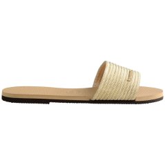 Havaianas Hav. You Malta Metallic Golden 33/3 Flip Flops Girls Multi