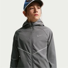 Nike Kids' Performance Running Jacket Grey