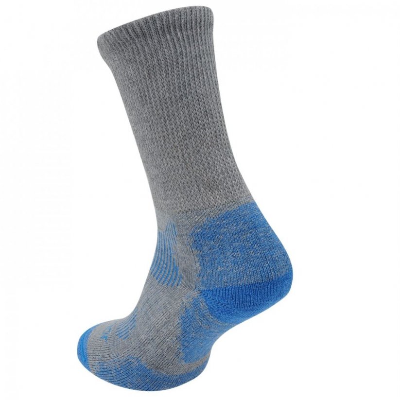 Karrimor Merino Fibre Lightweight Walking Socks Ladies Grey/Blue