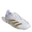 adidas Predator 24 Elite Junior Firm Ground Football Boots White/Gold/Wht