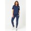 Bench Ladies Varsity T-shirt Navy