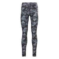 Reebok Women's Lux Bold Camo Print Gym Legging Black