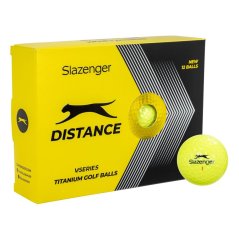 Slazenger VSeries Distance 12Pk Yellow