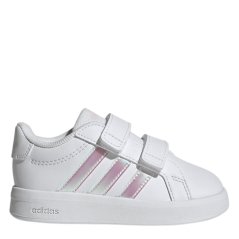 adidas Kids' Low-Top Trainers Wht/Iridescent