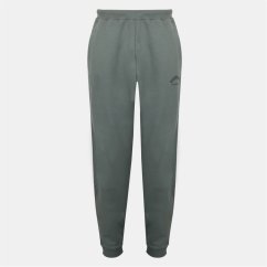 Everlast Men's High Waisted Cotton Fleece Ribbed Cuffs Joggers Khaki