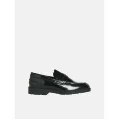 Jack and Jones Dax Leather Loafers Mens Black