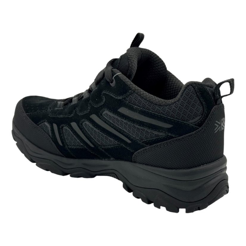 Karrimor Mount Low Ladies Waterproof Walking Shoes Black/Black