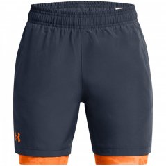 Under Armour Woven 2in1 Shorts Downpour Gray/A