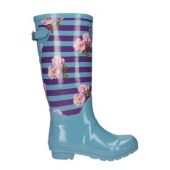 Hi Tec Wellington Boots Mint Print