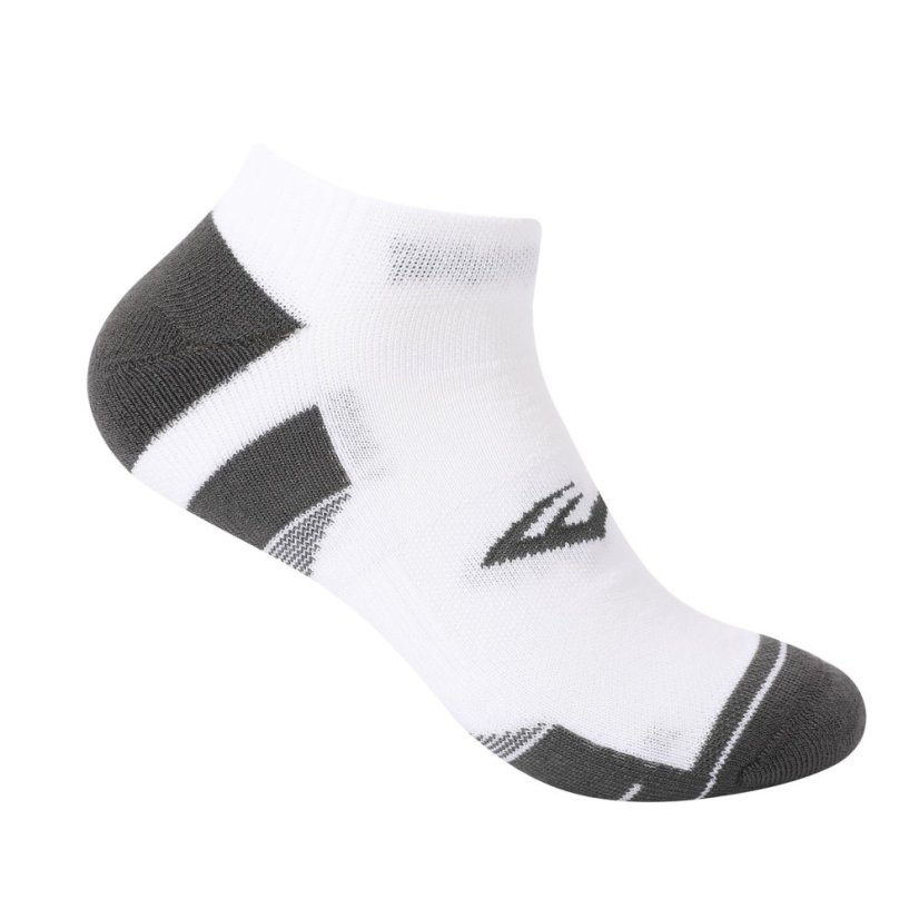 Everlast Mens Cushioned Invisible Socks 2Pk White