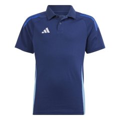 adidas Tiro24 C Poloy Polo Shirt Unisex Kids Navy Blue