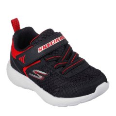 Skechers Dyna-Lite Slip On Trainers Unisex Kids Black/Red