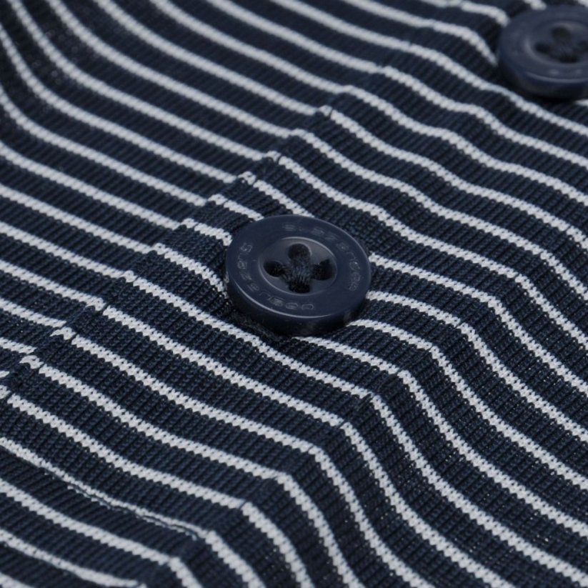 Slazenger Micro Stripe Golf pánske polo tričko Navy
